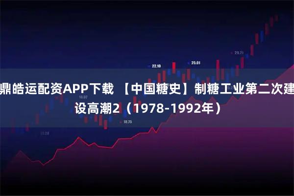 鼎皓运配资APP下载 【中国糖史】制糖工业第二次建设高潮2（1978-1992年）