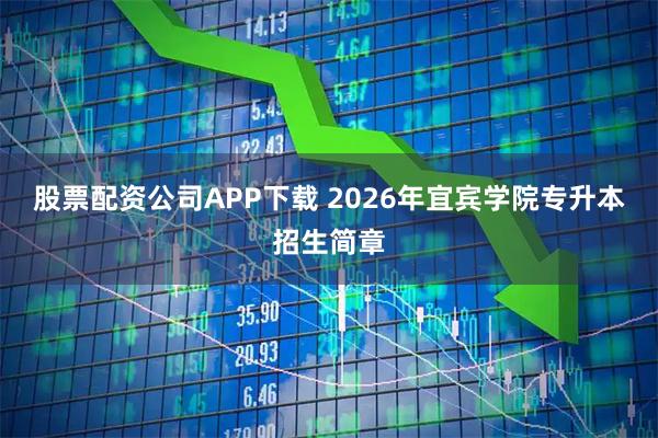 股票配资公司APP下载 2026年宜宾学院专升本招生简章